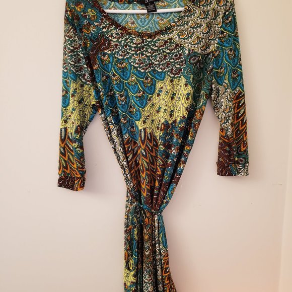 Peacock Dress - Picture 2 of 4